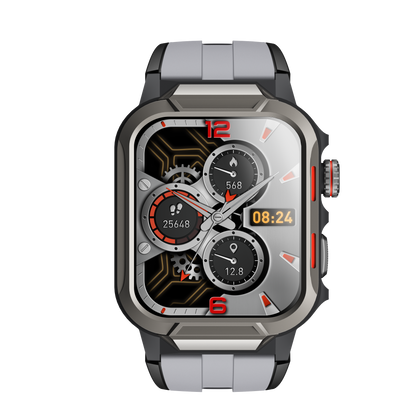 Smart Watch for Men 3ATM Waterproof Smartwatch 1.96 inch screen for Android and iOS Phones Fitness Tracker Watch with 100+ Sports Modes