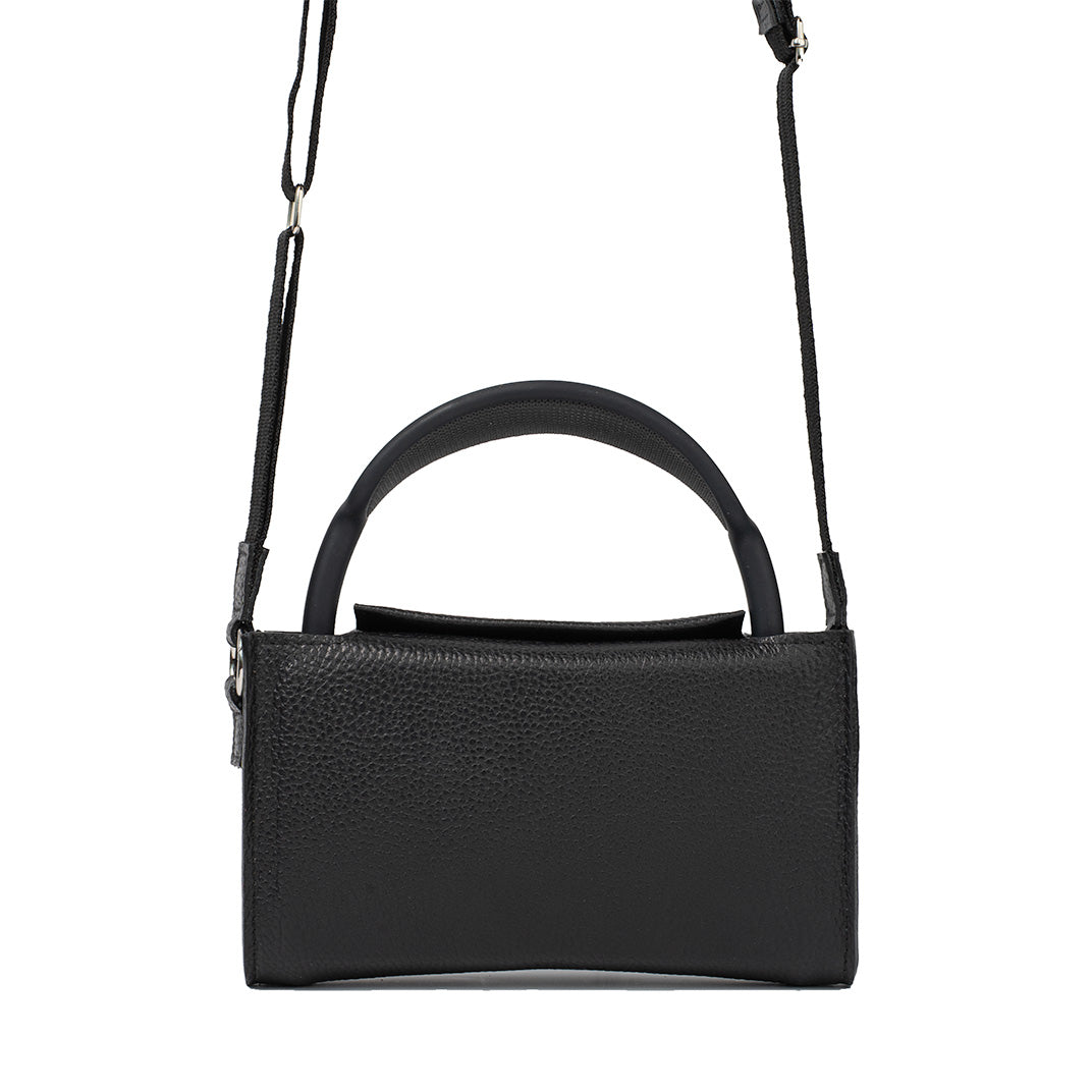 Leather Case with Adjustable Fabric Strap for AirPods Max (Black)